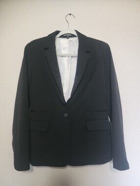 Express Black Single-Button Women's Blazer